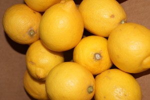 Zitronen als Rezeptzutat